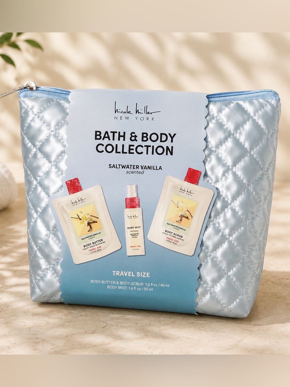 Nicole Miller Travel Body Care Kit